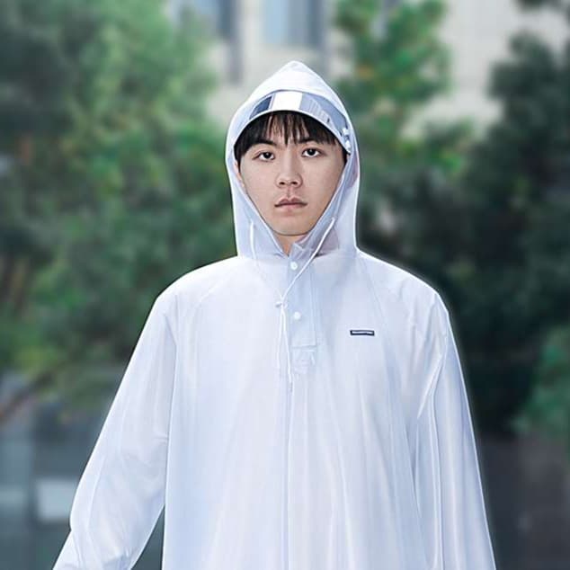 【売切】レインウェア 防水仕様 自転車専用ポンチョ