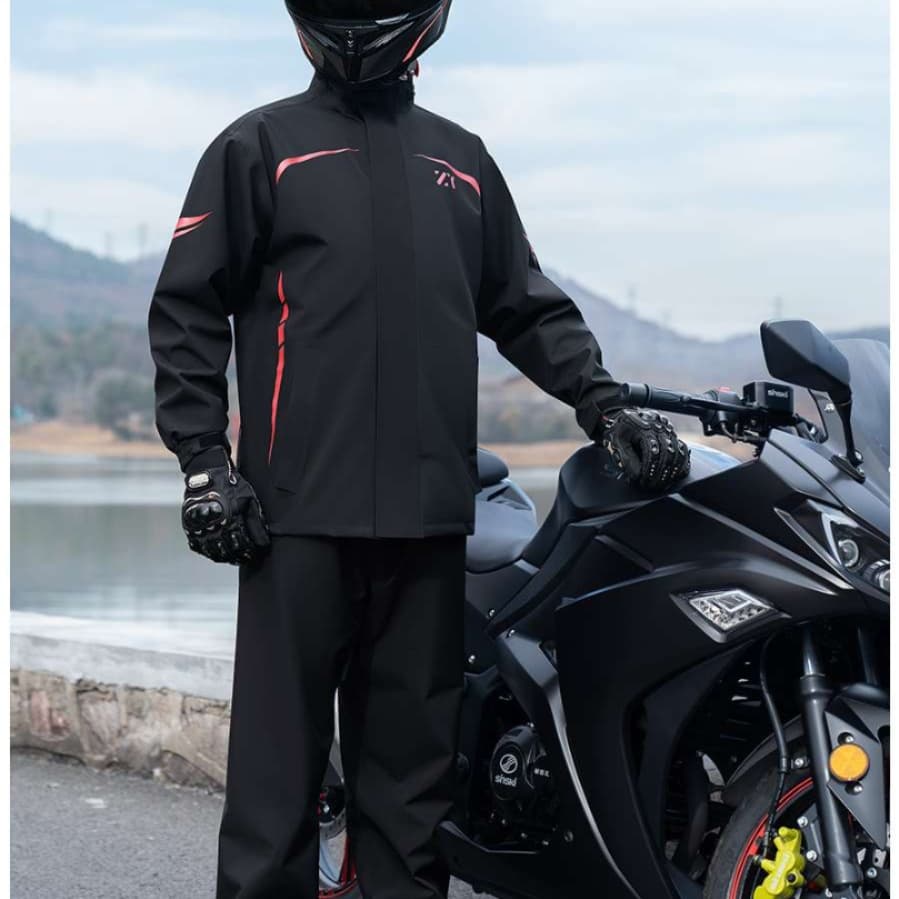 【売切】レインウェア 高機能オールウェザー防水ライダースーツ