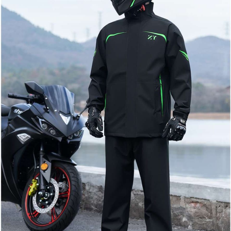【売切】レインウェア 高機能オールウェザー防水ライダースーツ