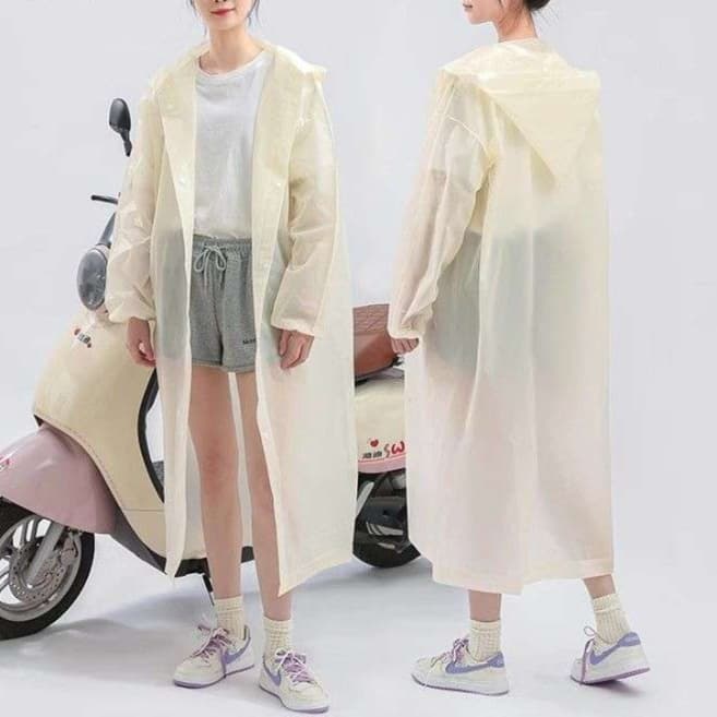 【売切】レインウェア 透明感あふれる やわらかレインコート