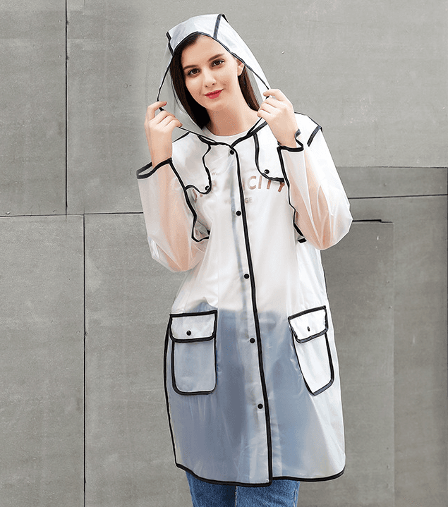 レインウェア 透明感あふれるレインコート