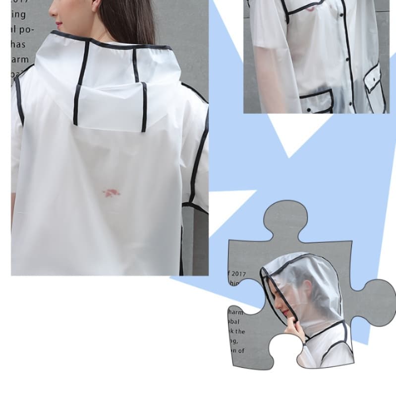 レインウェア 透明感あふれるレインコート