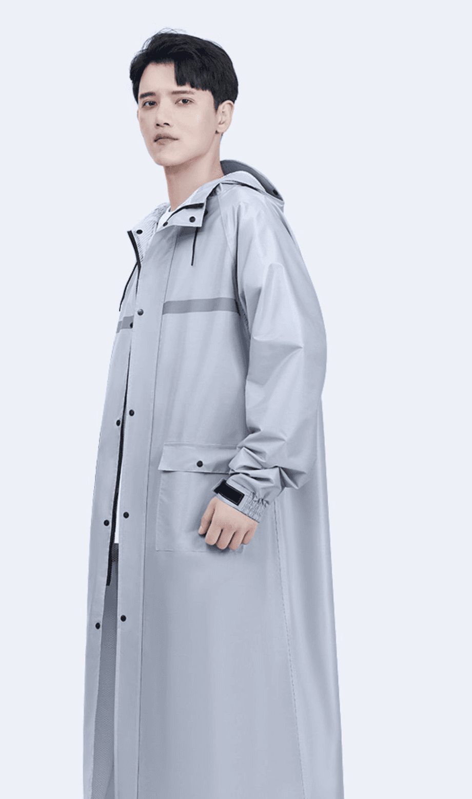 オールシーズン対応 ロングレインウェア