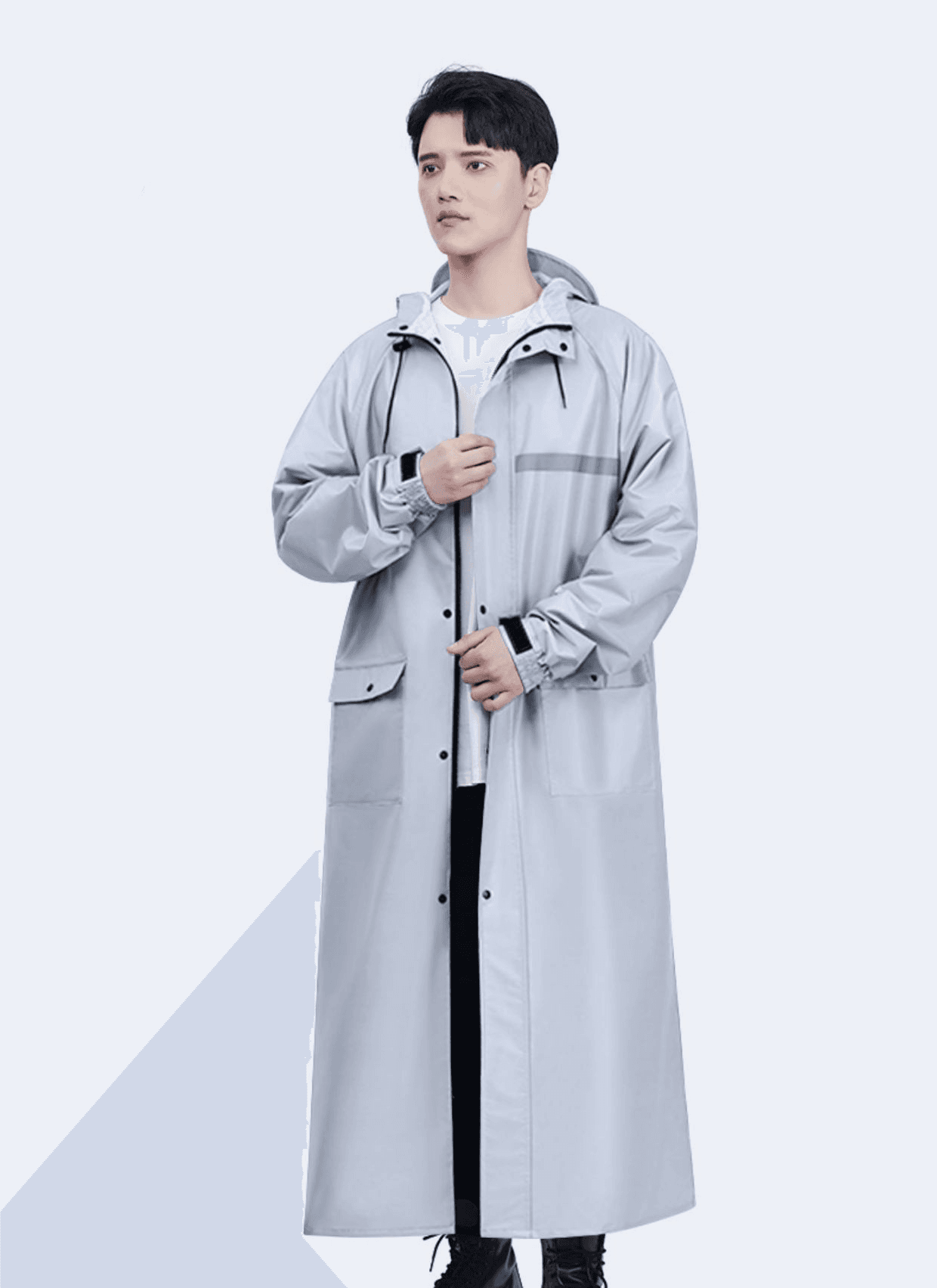 オールシーズン対応 ロングレインウェア