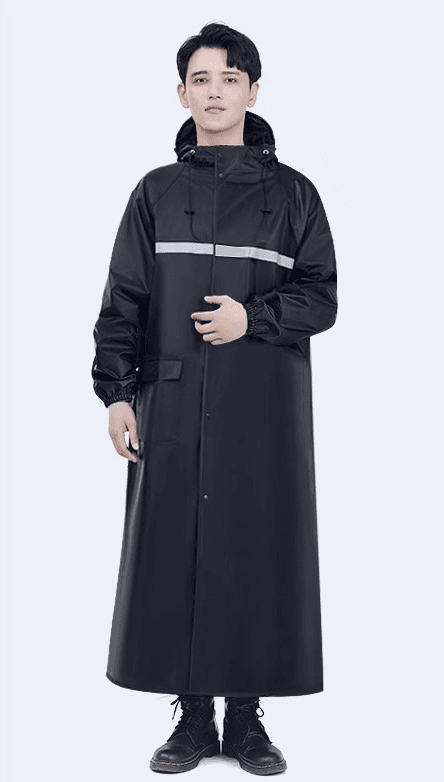 オールシーズン対応 ロングレインウェア