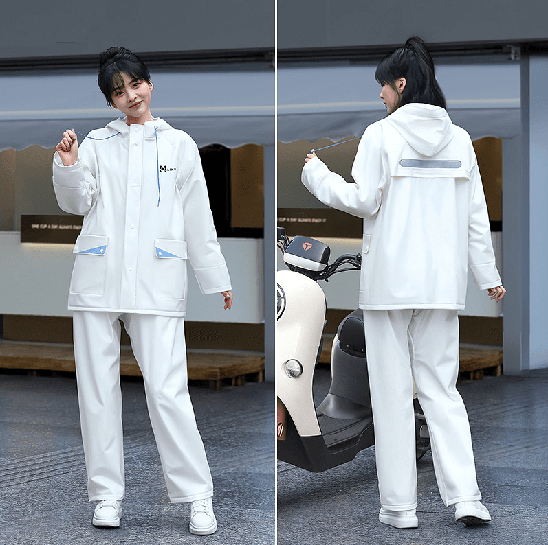 レインウェア 快適スタイリッシュ防水ツーピース