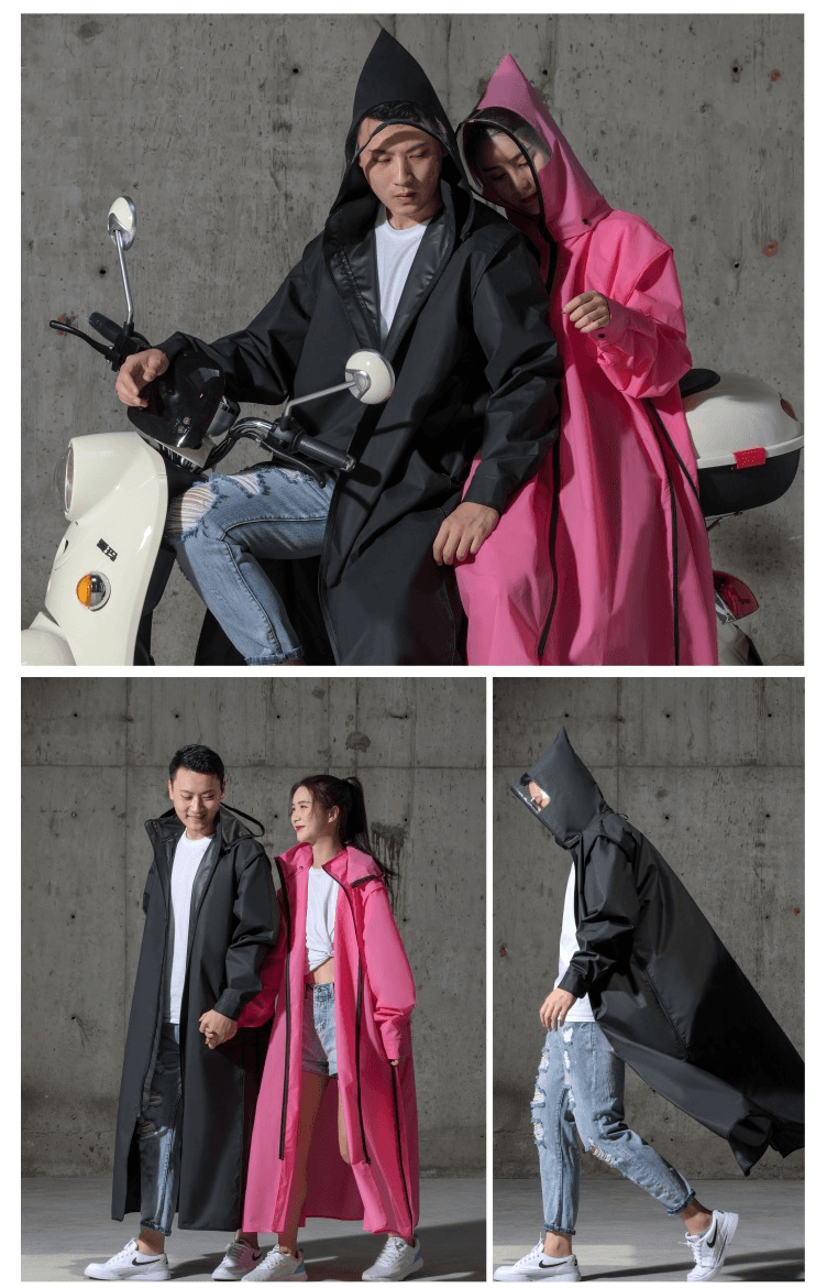 レインウェア 全天候型スタイリッシュレインコート