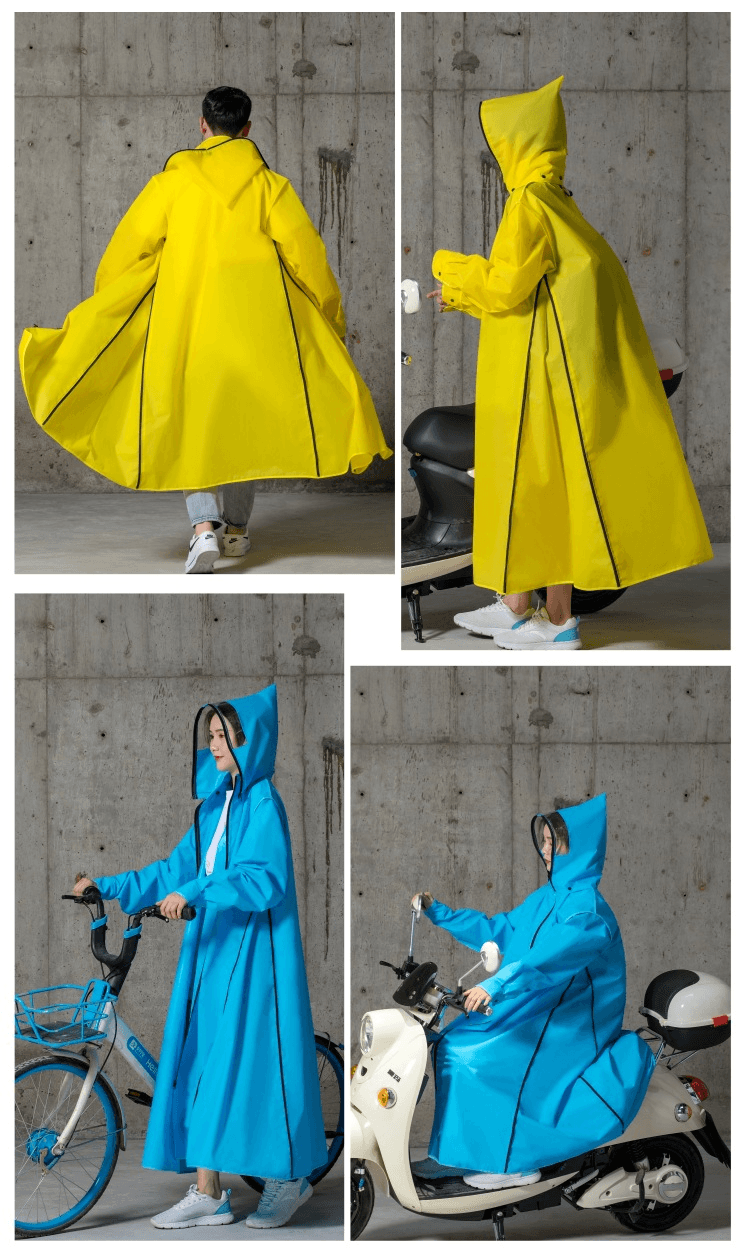 レインウェア 全天候型スタイリッシュレインコート