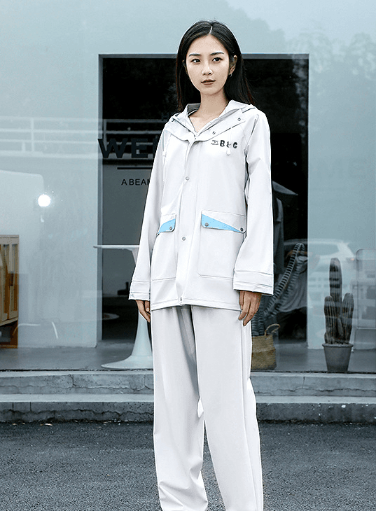 バイク専用シームレスレインウェア