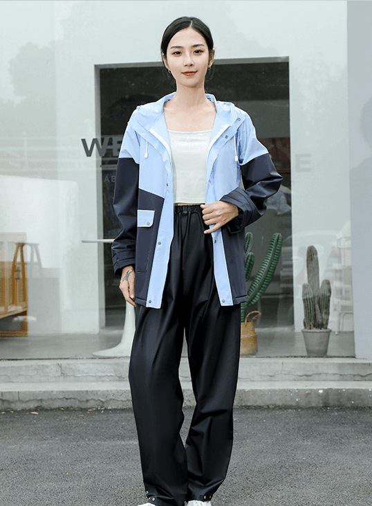 バイク専用シームレスレインウェア