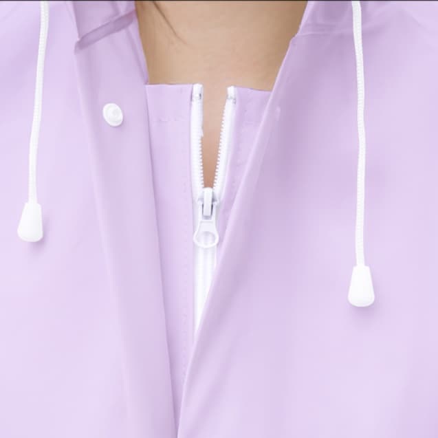 レインウェア  防水ロングレインコート