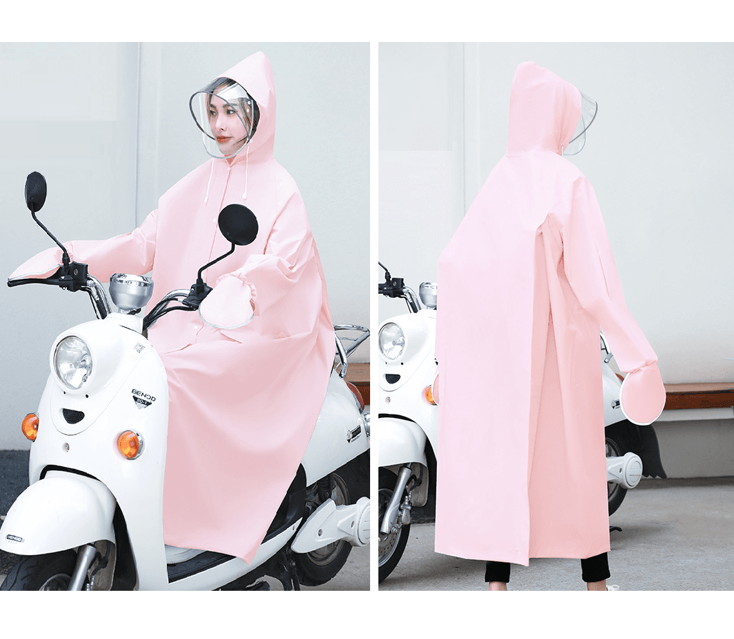 レインウェア  防水ロングレインコート