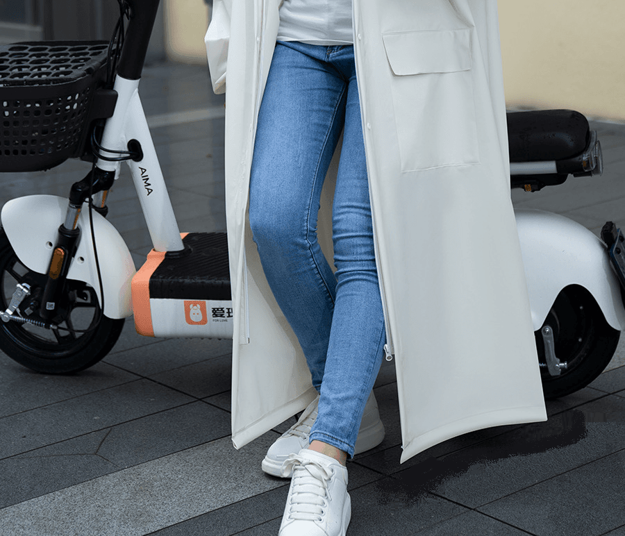 レインウェア  防水ロングレインコート