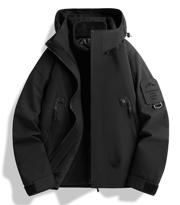 防水性抜群！三層構造アウトドアレインウェア