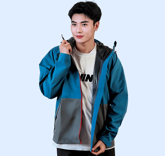 動きやすい快適レインウェア