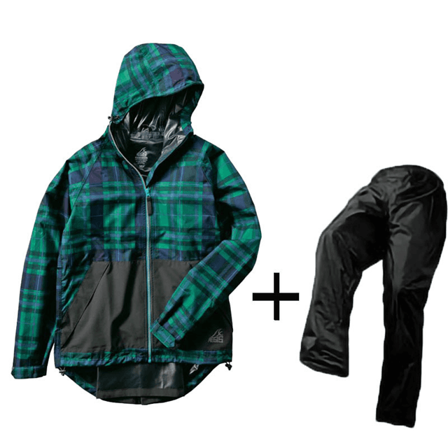 動きやすい快適レインウェア