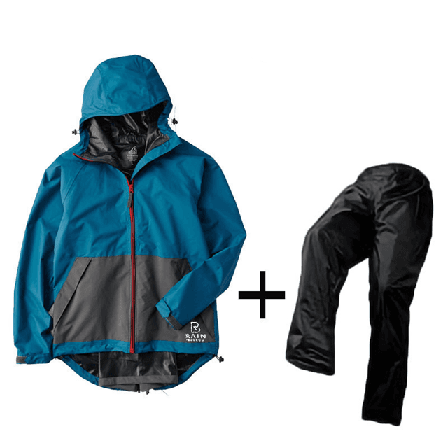 動きやすい快適レインウェア