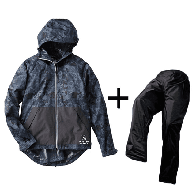 動きやすい快適レインウェア