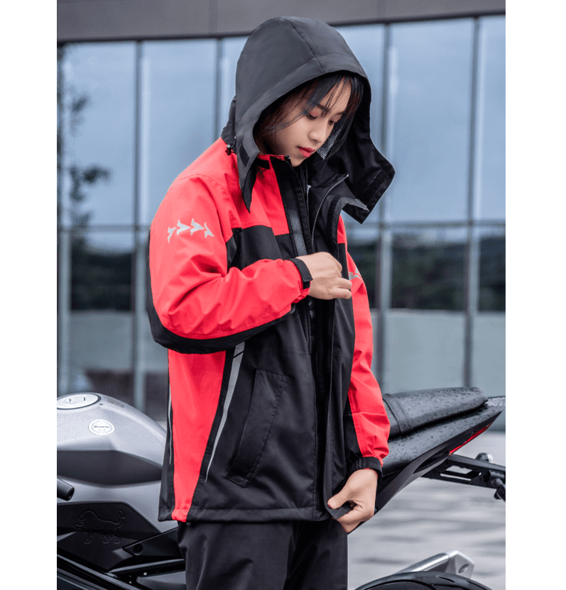 レインウェア 快適フィット 全天候型レインスーツ