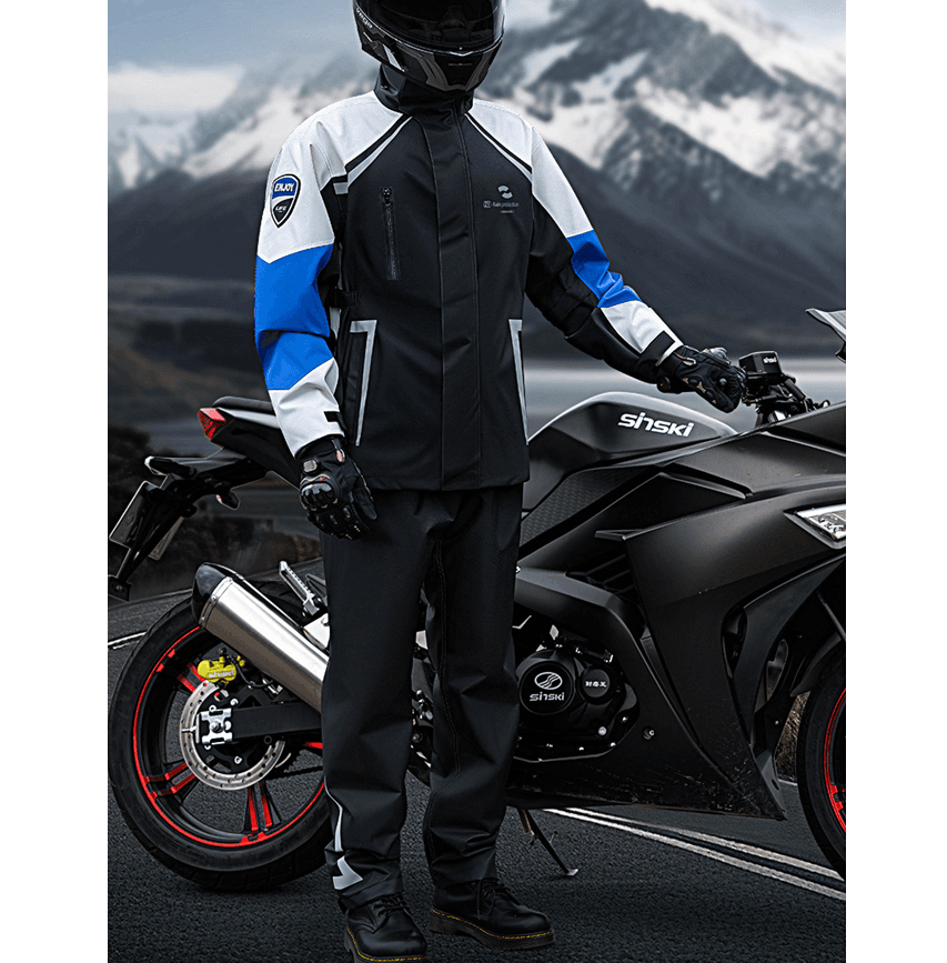 オールシーズン対応バイク用レインウェア