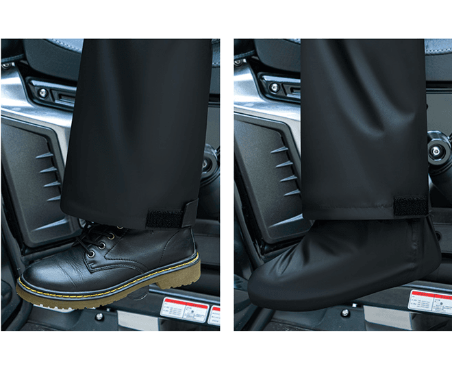 全天候型バイク用プロテクトレインウェア