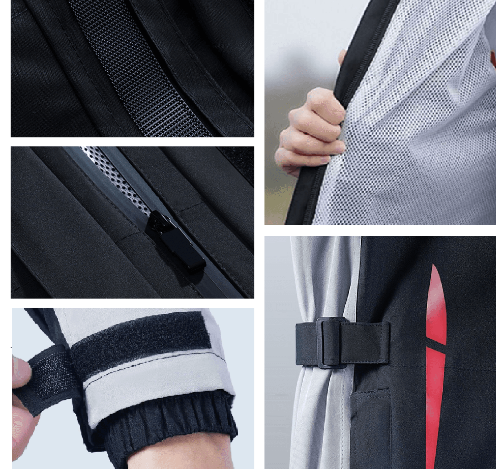 全天候型バイク用プロテクトレインウェア