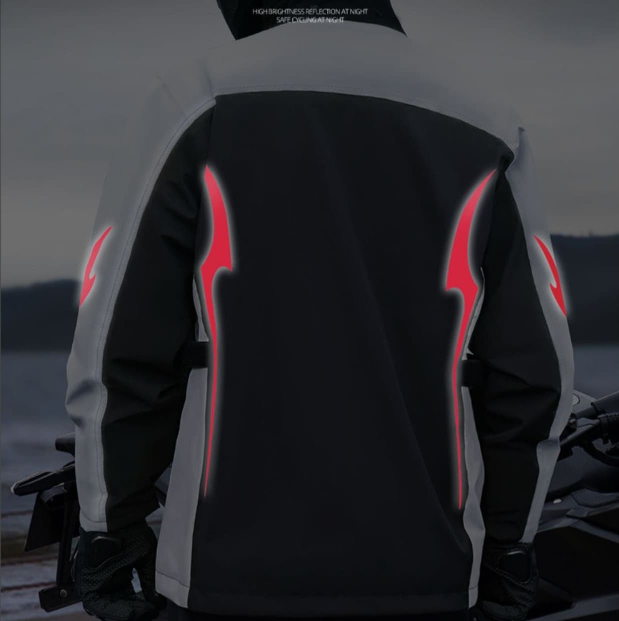 全天候型バイク用プロテクトレインウェア