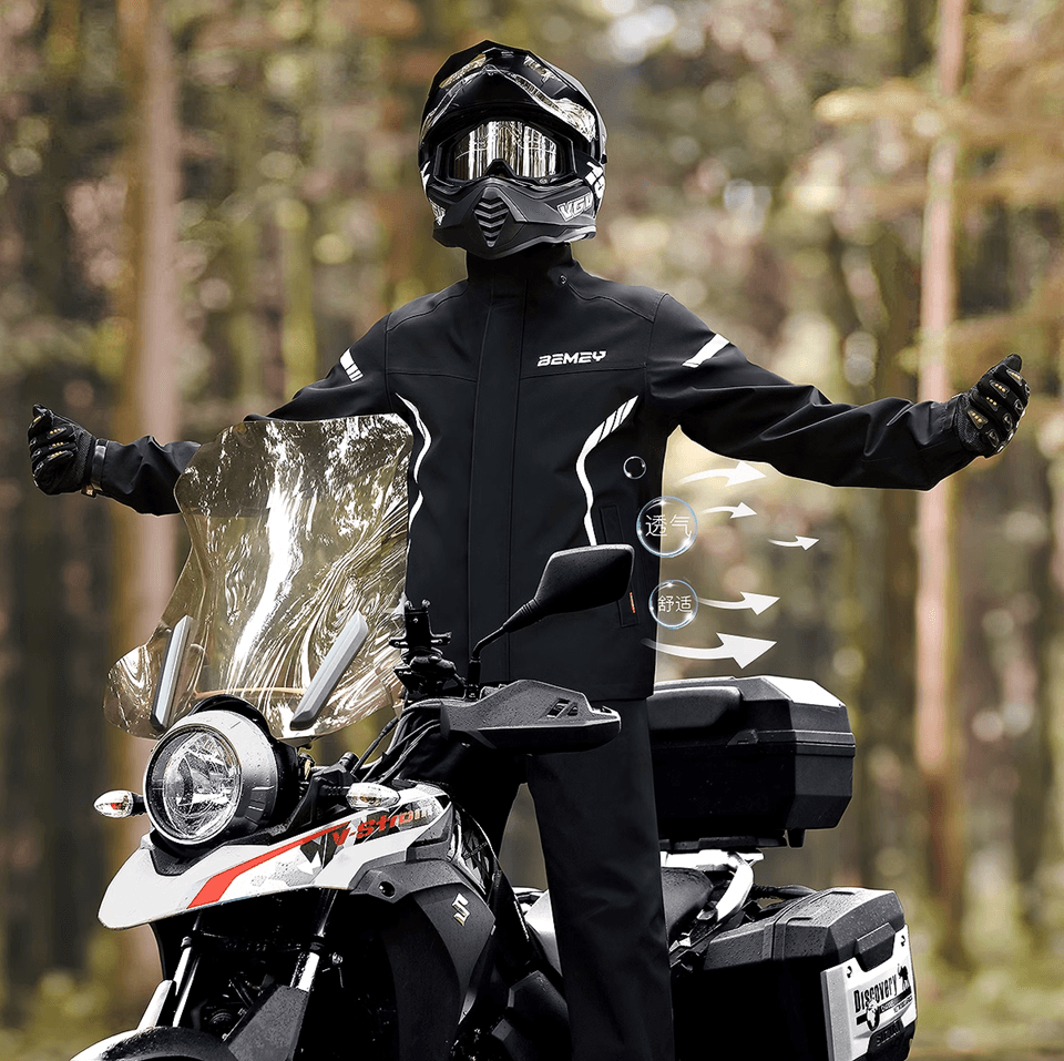 全天候型プロテクション バイカーレインウェア