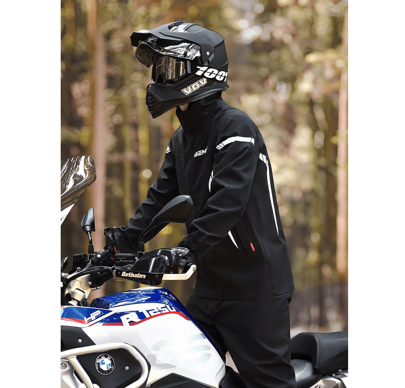 全天候型プロテクション バイカーレインウェア