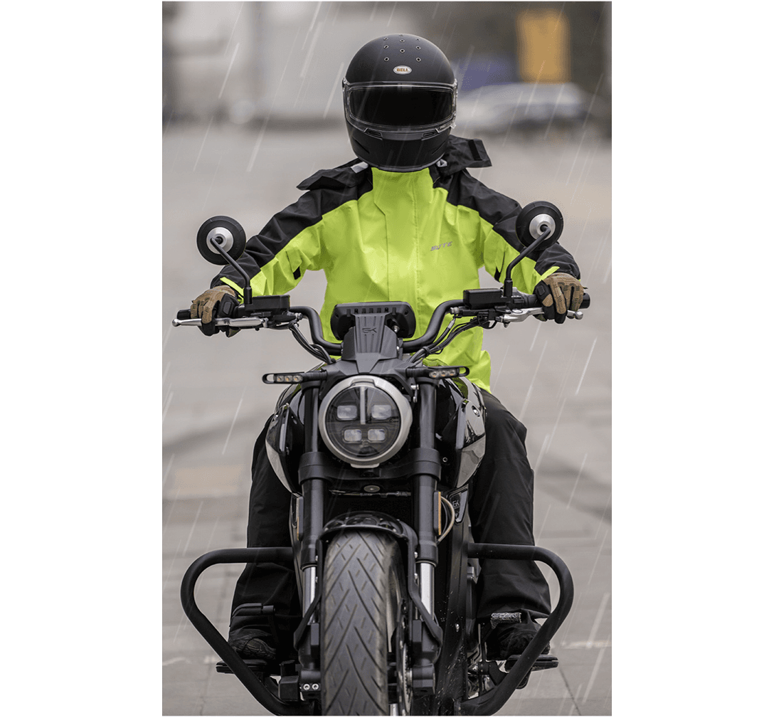 通気性抜群バイク用レインウェア