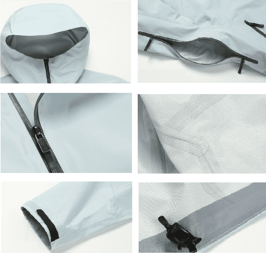 レインウェア 超軽量ミニマル防水ジャケット