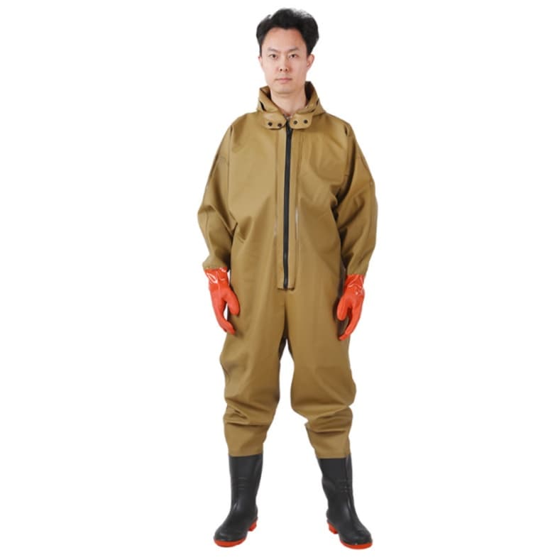 レインウェア フルボディ型 一体型防水作業着