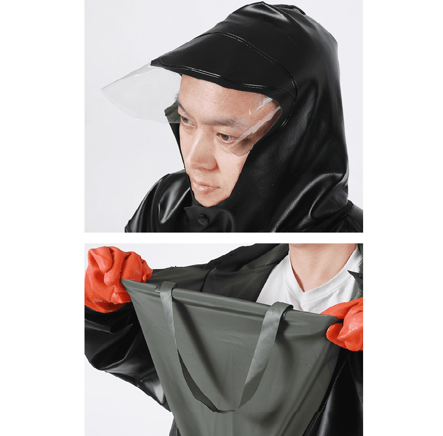 レインウェア フルボディ型 一体型防水作業着