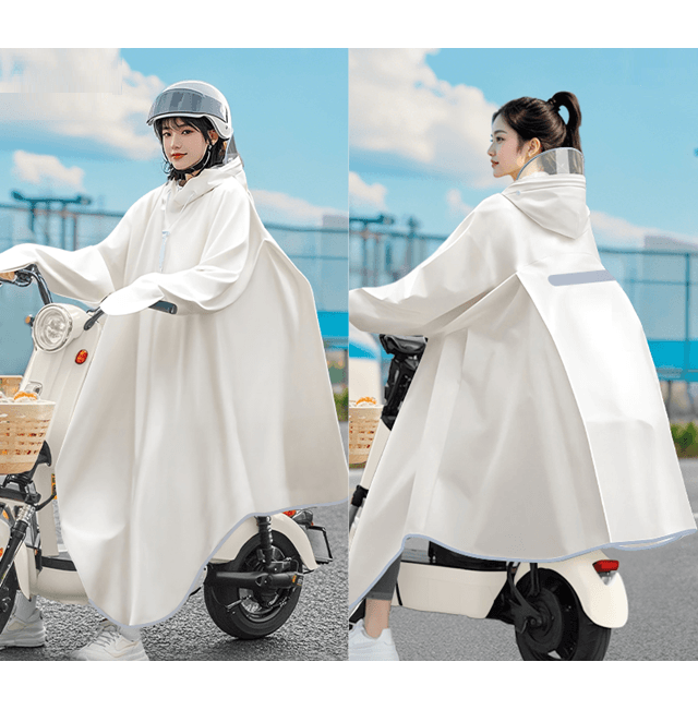 レインウェア 自転車・バイク対応レインポンチョ
