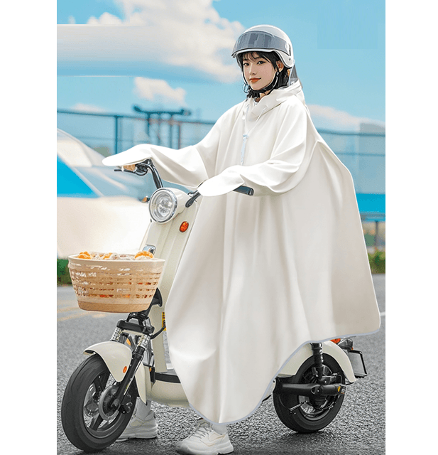 レインウェア 自転車・バイク対応レインポンチョ