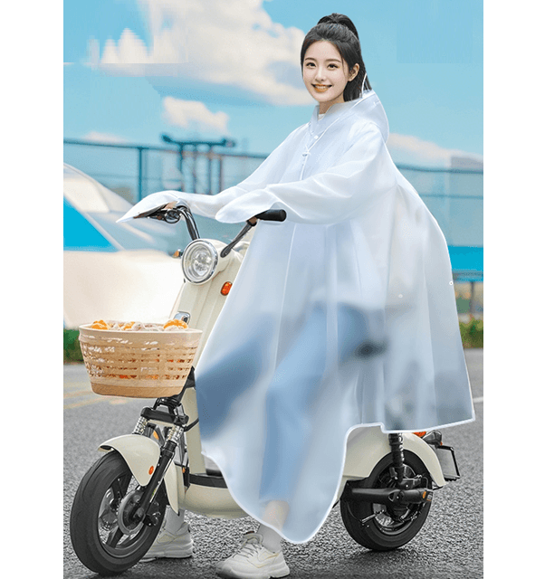 レインウェア 自転車・バイク対応レインポンチョ