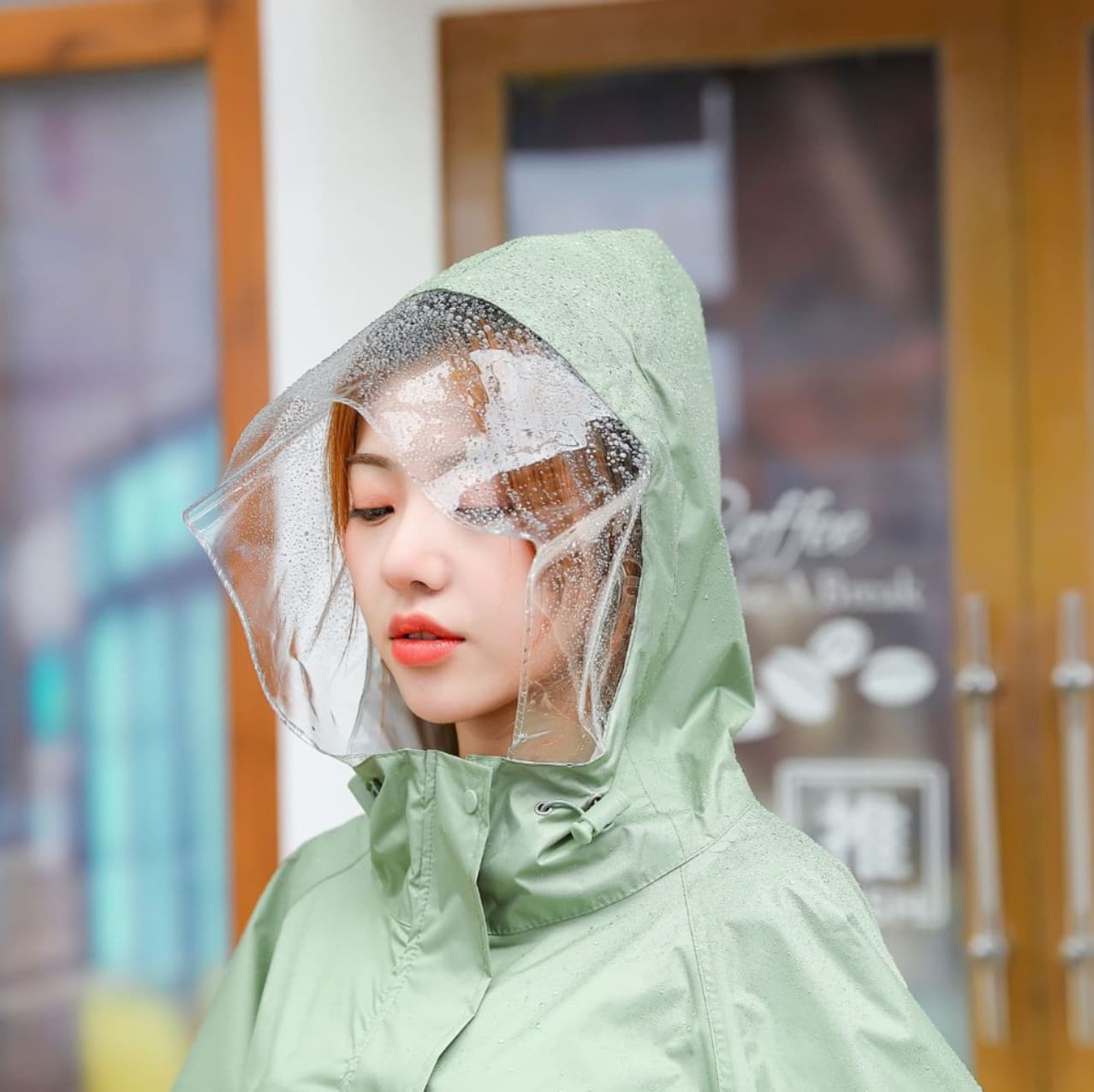 レインウェア 雨の日をもっと可愛く過ごすレインポンチョ