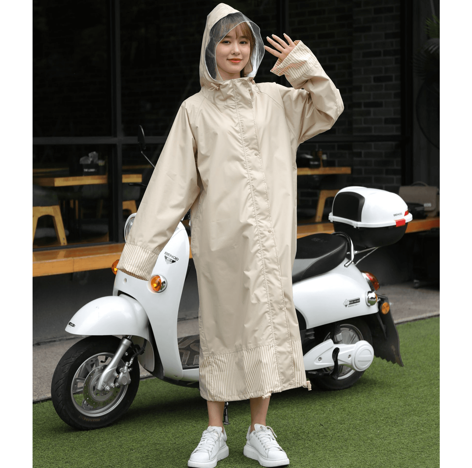 レインウェア 雨の日をもっと可愛く過ごすレインポンチョ