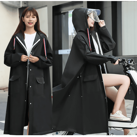 ロング丈レインウェア