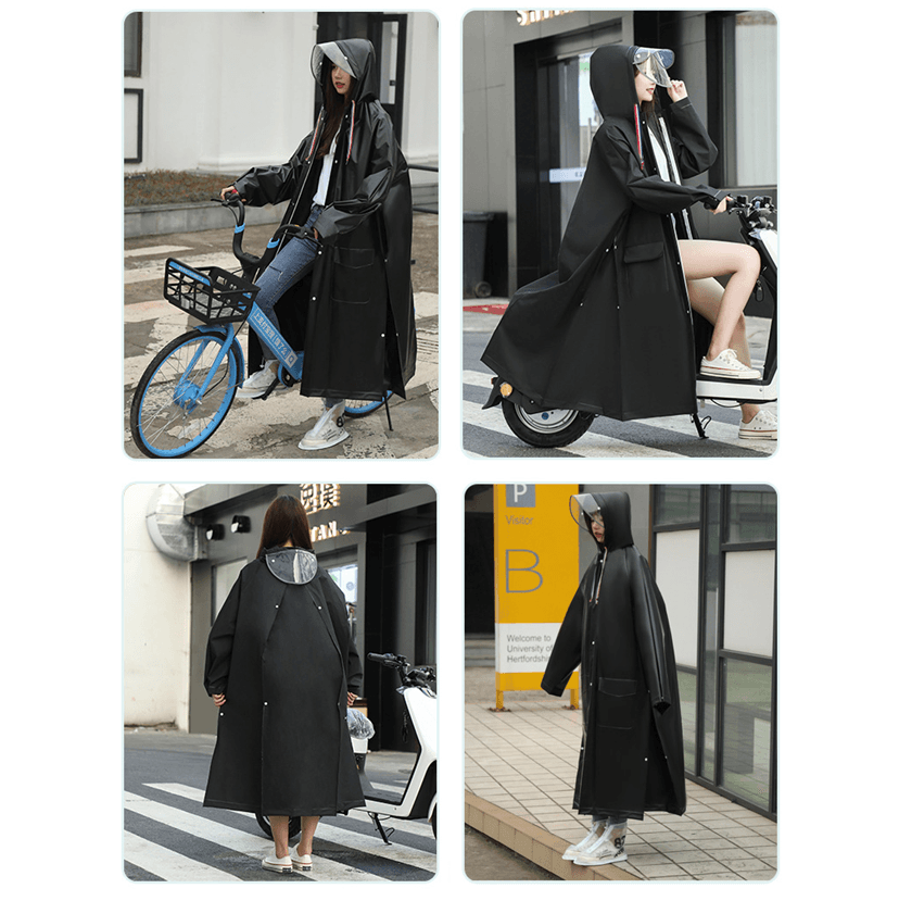 ロング丈レインウェア