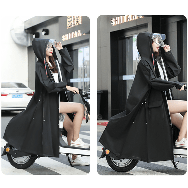 ロング丈レインウェア