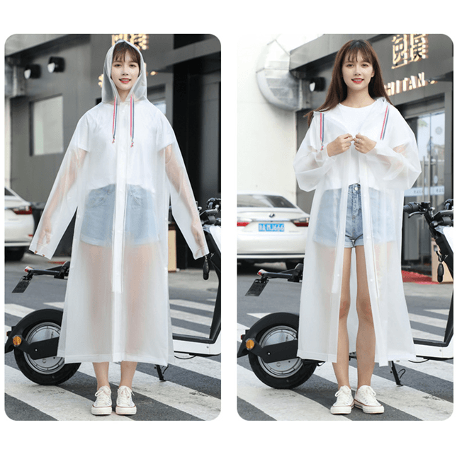 ロング丈レインウェア