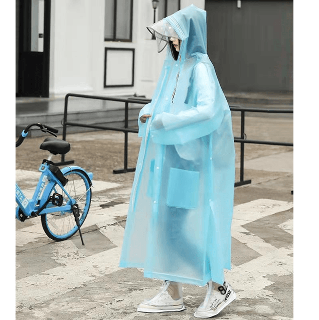 ロング丈レインウェア