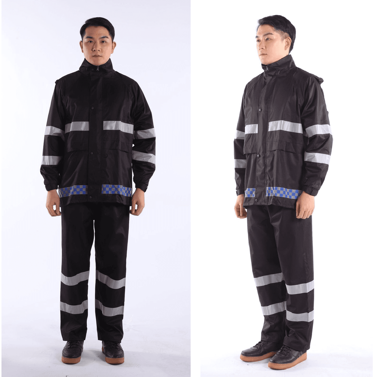 高視認性防水セパレートレインウェア