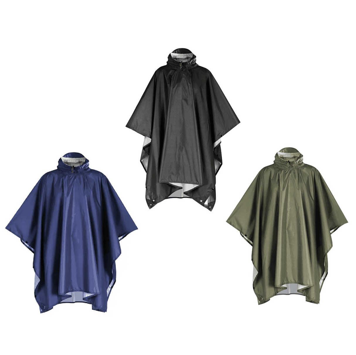 レインウェア 多機能アウトドアポンチョ