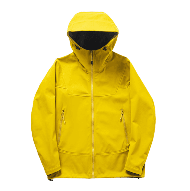 ソフトシェル カジュアルでアウトドアに最適な機能性レインジャケット