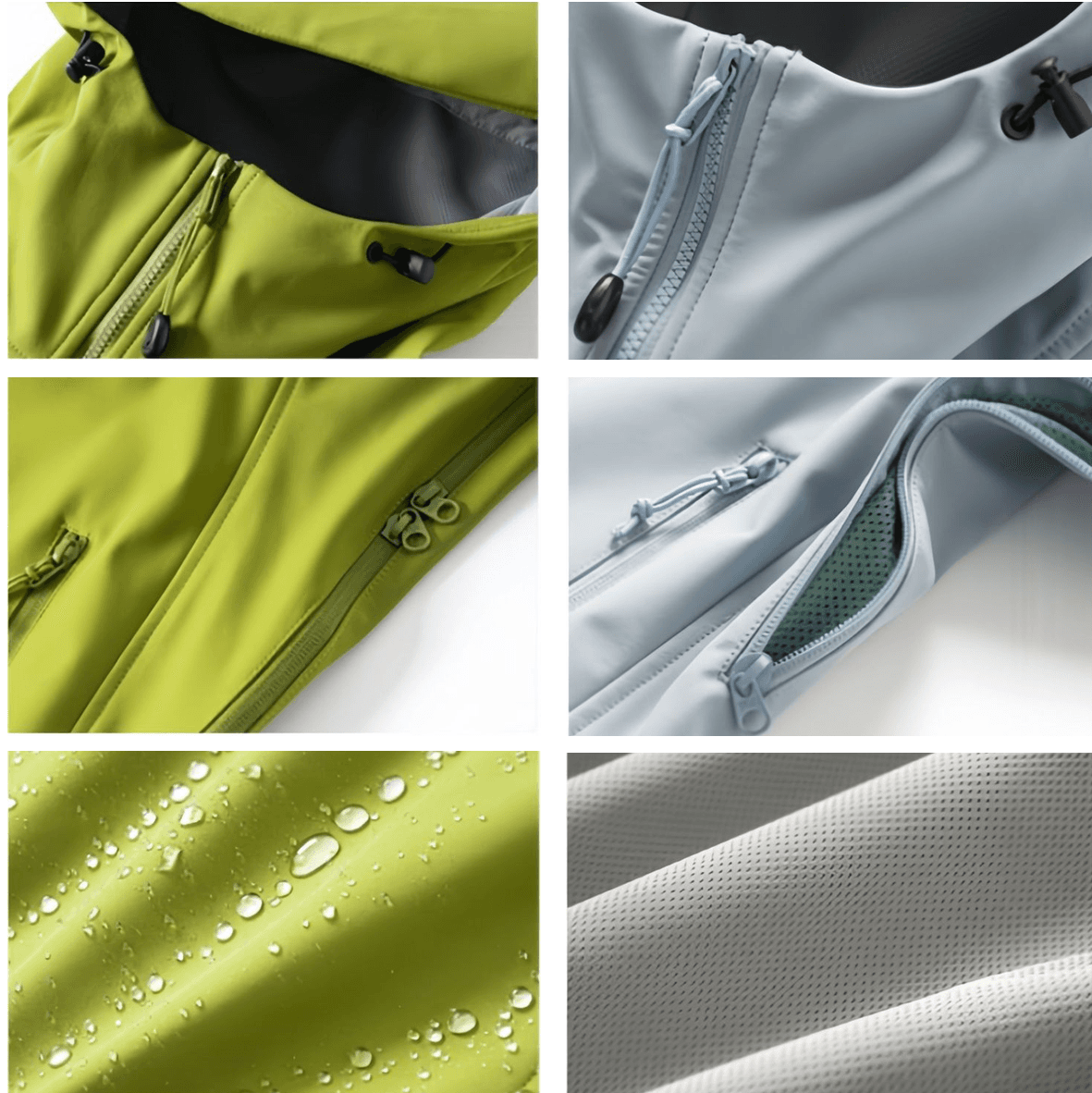 ソフトシェル カジュアルでアウトドアに最適な機能性レインジャケット