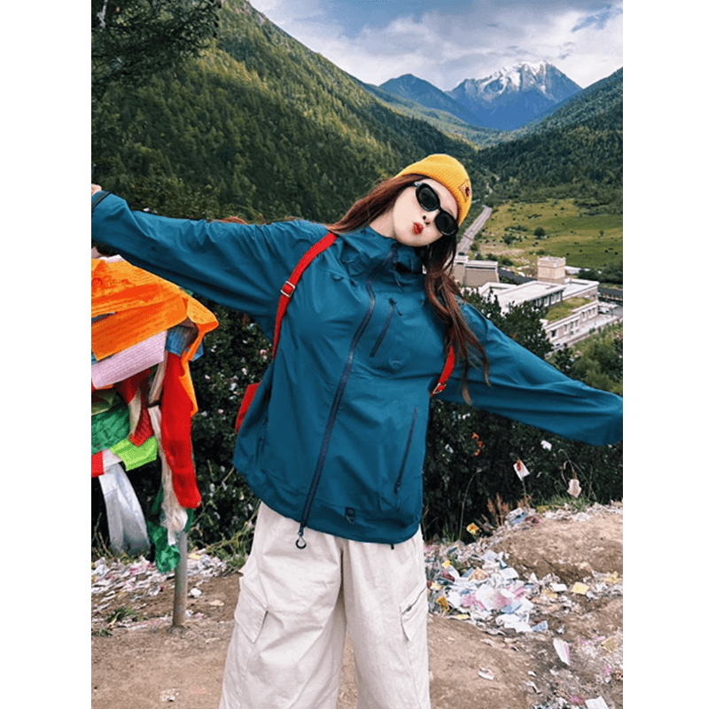 レインウェア アウトドア対応レインパーカー