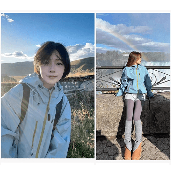 レインウェア アウトドア対応レインパーカー