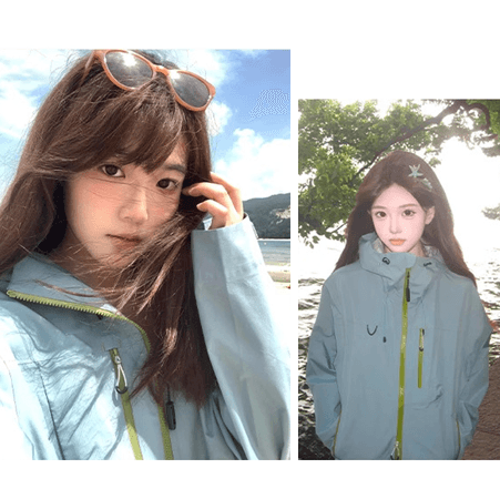 レインウェア アウトドア対応レインパーカー